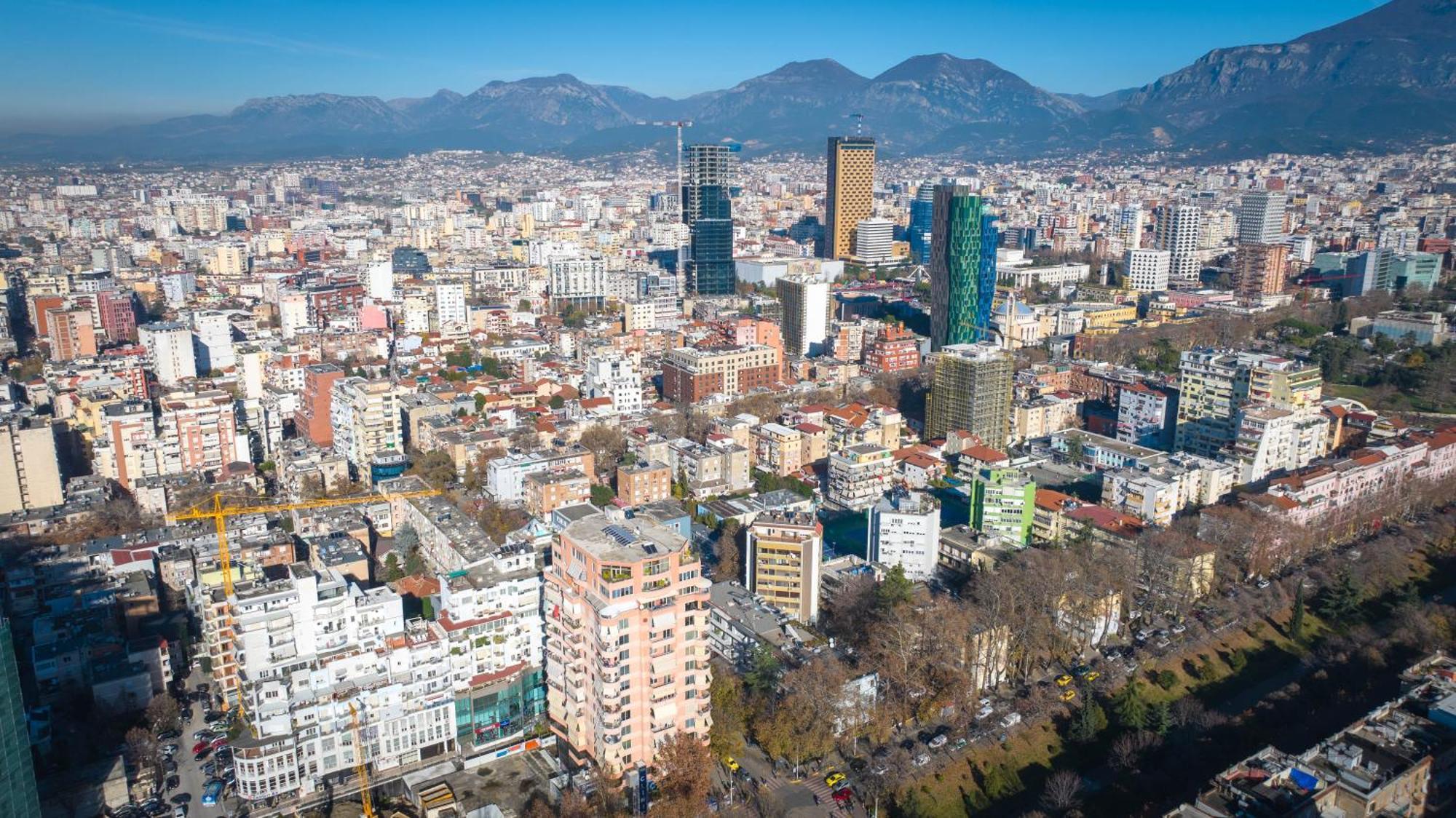 Hotel Aria Тирана Екстериор снимка